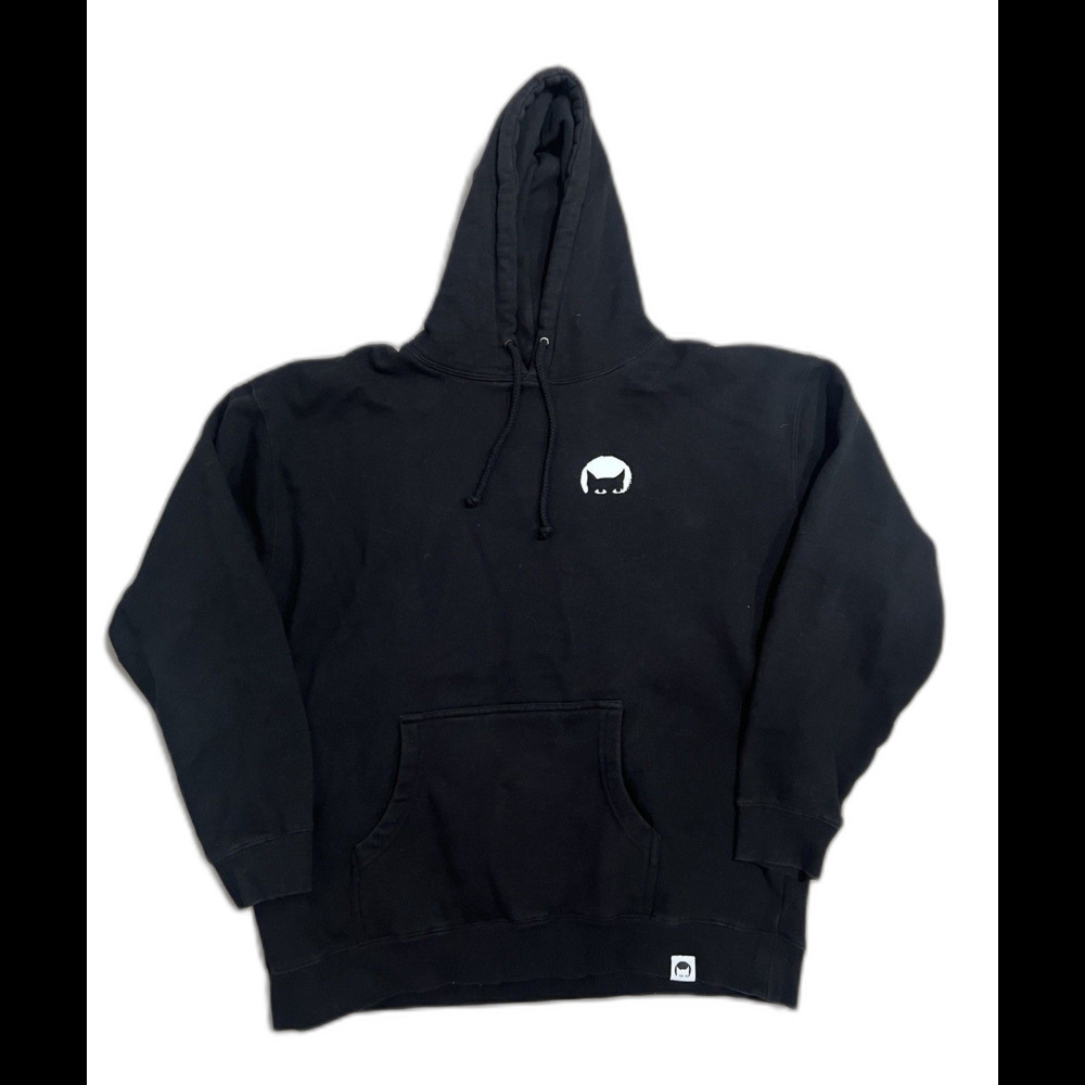 Gutter Cat Gang Merch Black Graphic Print Hooded Hoodie Jacket Top Mens XL